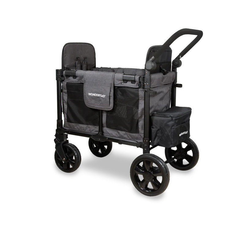 Wonderfold - W2 Elite Pro Double Seater Stroller Wagon (Charcoal Gray)