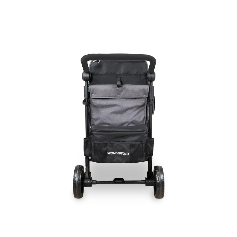 Wonderfold - W2 Luxe Pro Double Seater Stroller Wagon(Charcoal Gray)