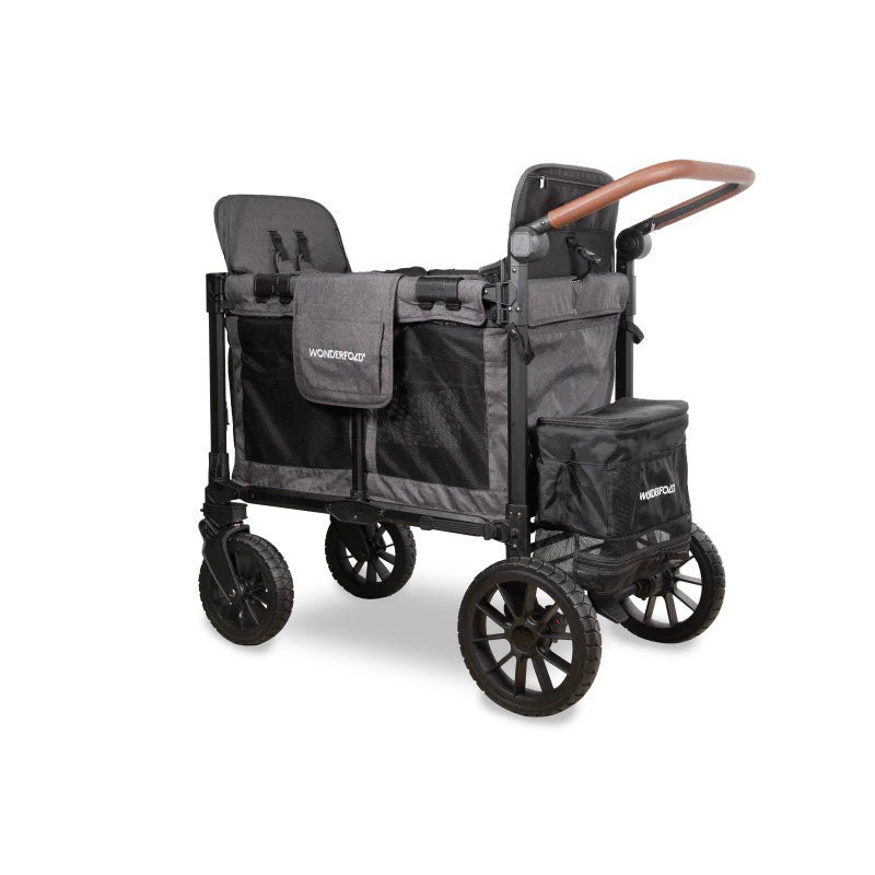 Wonderfold  - W4 Luxe Pro 4-Seater Stroller Wagon (Charcoal Gray)
