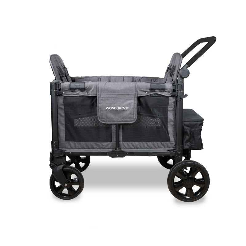 Wonderfold - W4 Elite Pro 4-Seater Stroller Wagon (Charcoal Gray)