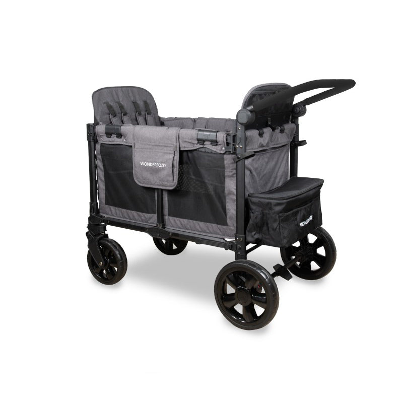 Wonderfold - W4 Elite Pro 4-Seater Stroller Wagon (Charcoal Gray)