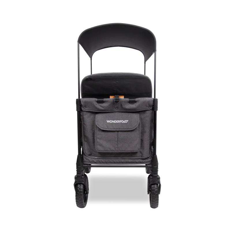 Wonderfold  - W4 Luxe Pro 4-Seater Stroller Wagon (Charcoal Gray)