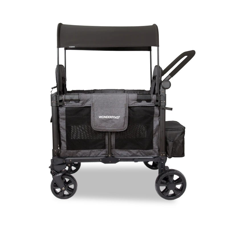 Wonderfold - W2 Elite Pro Double Seater Stroller Wagon (Charcoal Gray)