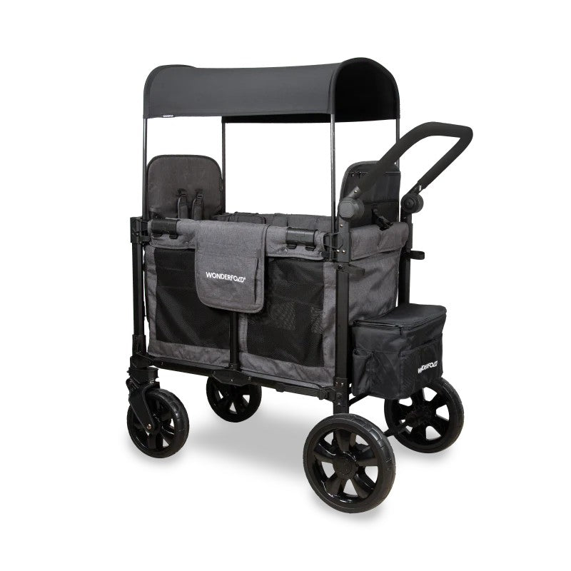 Wonderfold - W2 Elite Pro Double Seater Stroller Wagon (Charcoal Gray)