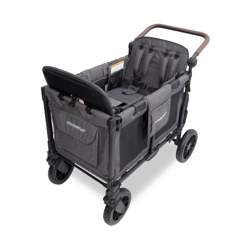 Wonderfold  - W4 Luxe Pro 4-Seater Stroller Wagon (Charcoal Gray)
