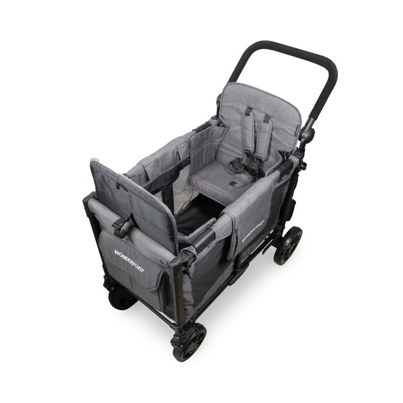 Wonderfold - W2 Elite Pro Double Seater Stroller Wagon (Charcoal Gray)