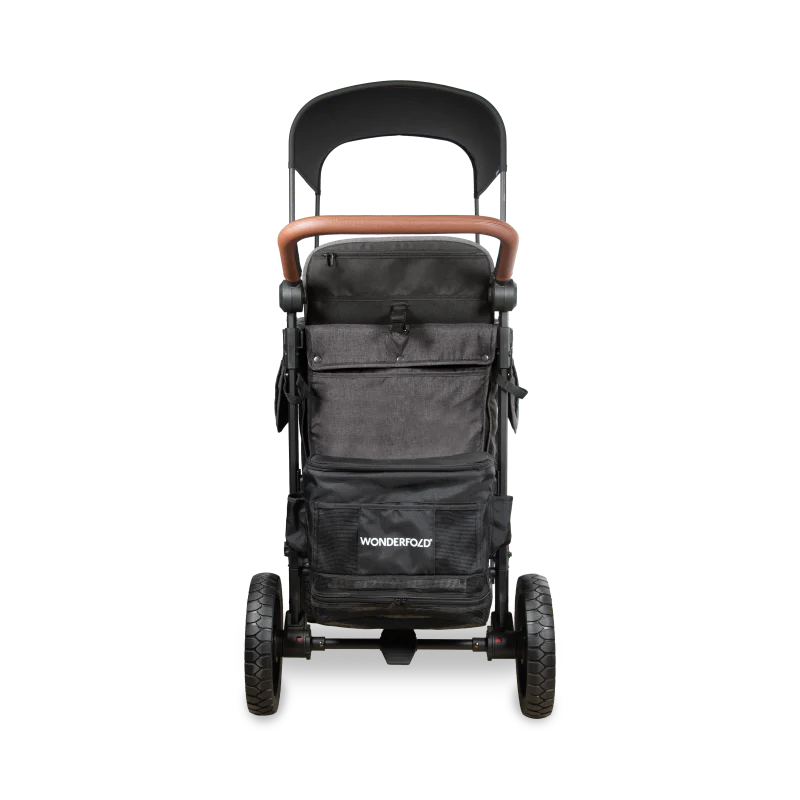 Wonderfold - W2 Luxe Pro Double Seater Stroller Wagon(Charcoal Gray)
