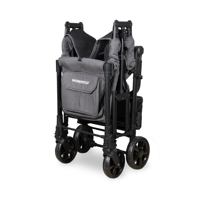 Wonderfold - W2 Elite Pro Double Seater Stroller Wagon (Charcoal Gray)