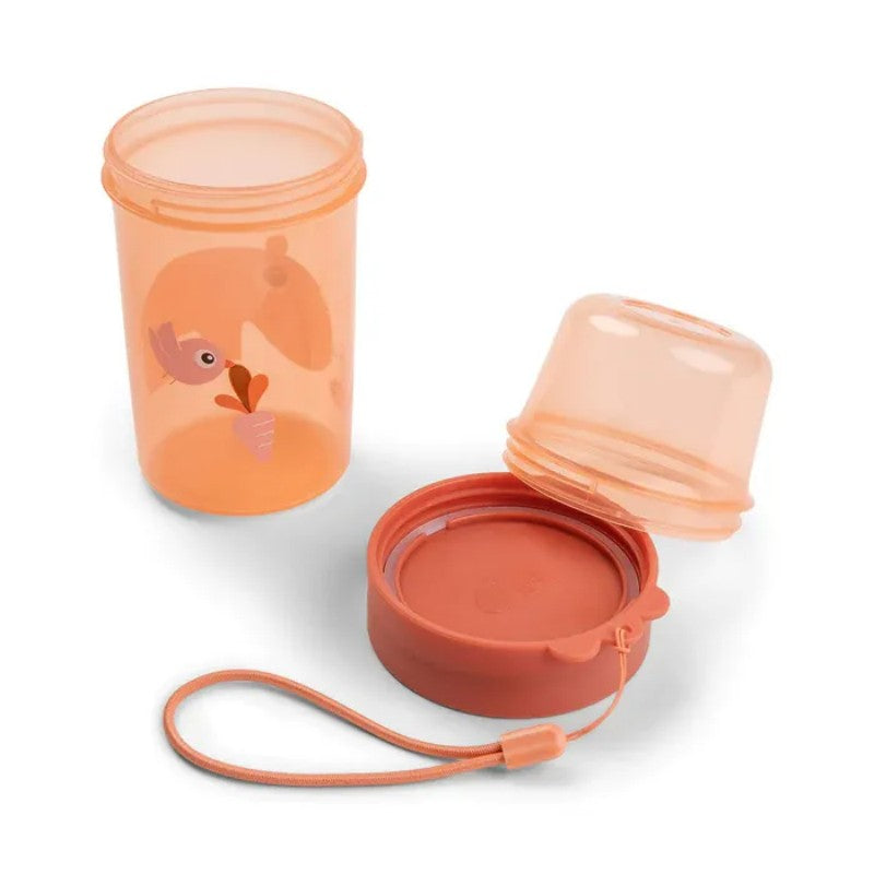 Done by Deer - Ozzo To go 2-way snack container (L size, Papaya)