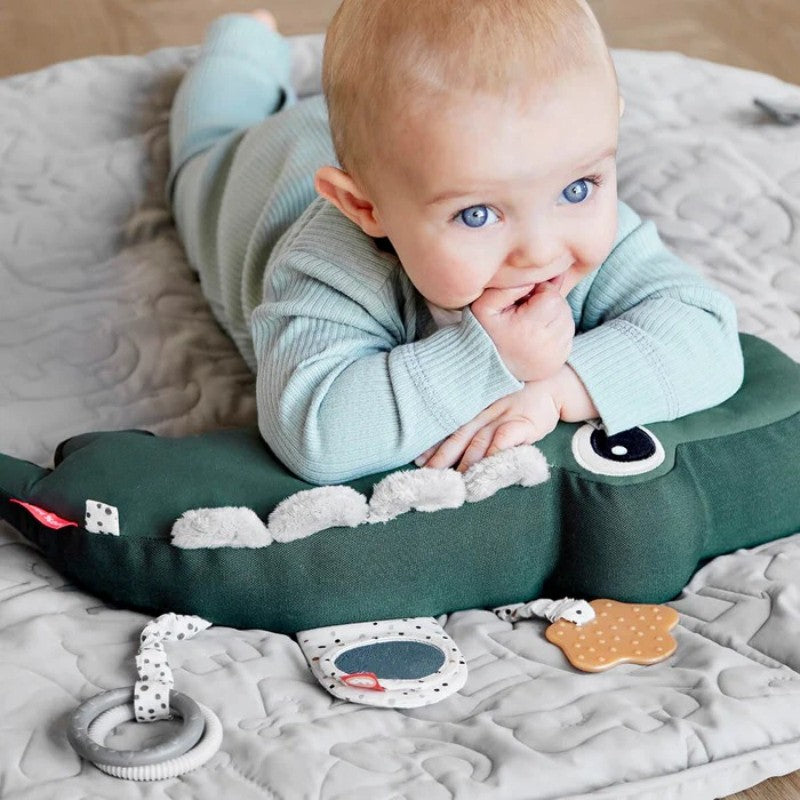 Done by Deer - Tummy time activity toy, Croco(green)