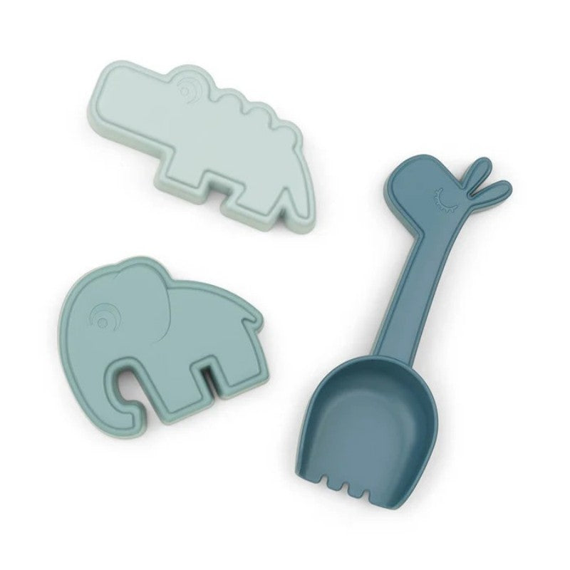 Done by Deer - Sand play set 3 pcs Deer friends (Blue)