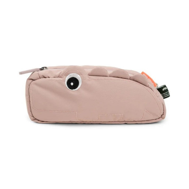 Done By Deer - Quilted cross-over kids bag Croco (Powder)