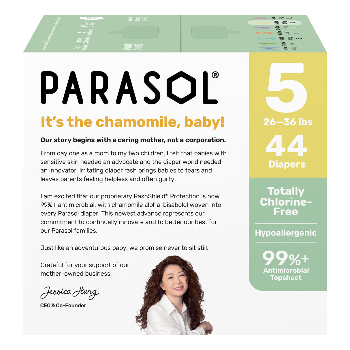 Parasol - Clear+Dry™ Natural Diapers