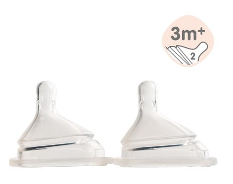 Hegen - 防脹氣智慧奶嘴 (中速,2個裝)