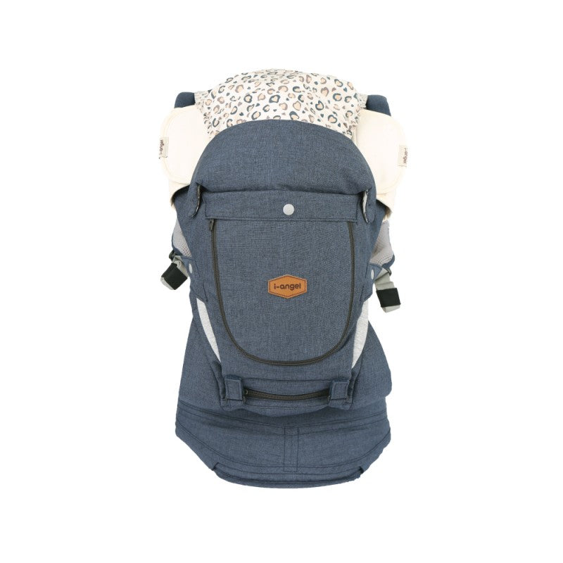 i-angel - New Miracle 4合1腰櫈揹帶 (深藍色)