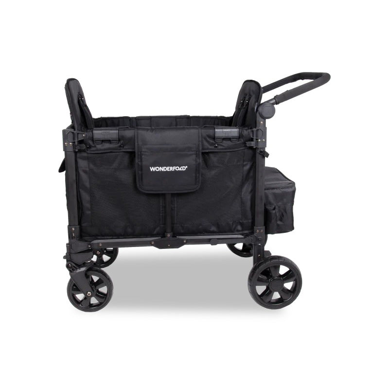 Wonderfold - W2 Elite Pro Double Seater Stroller Wagon (Jet Black)