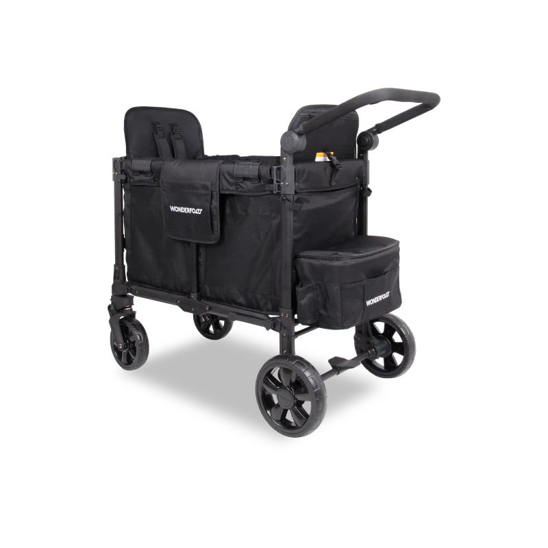Wonderfold - W2 Elite Pro Double Seater Stroller Wagon (Jet Black)