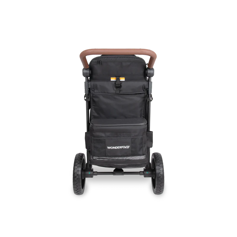 Wonderfold - W2 Luxe Pro Double Seater Stroller Wagon(Jet Black)