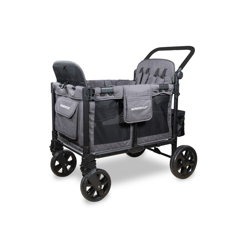 Wonderfold - W4 Elite Pro 4-Seater Stroller Wagon (Charcoal Gray)