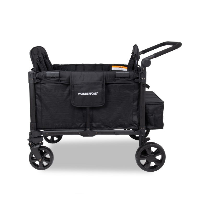 Wonderfold - W4 Elite Pro 4-Seater Stroller Wagon (Jet Black)
