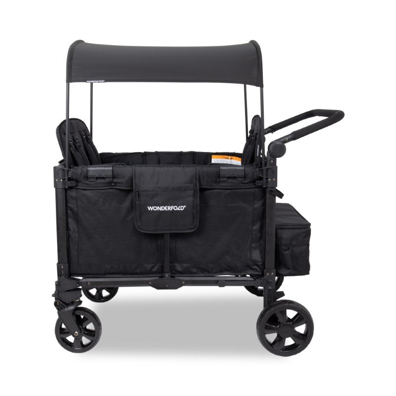 Wonderfold - W4 Elite Pro 4-Seater Stroller Wagon (Jet Black)