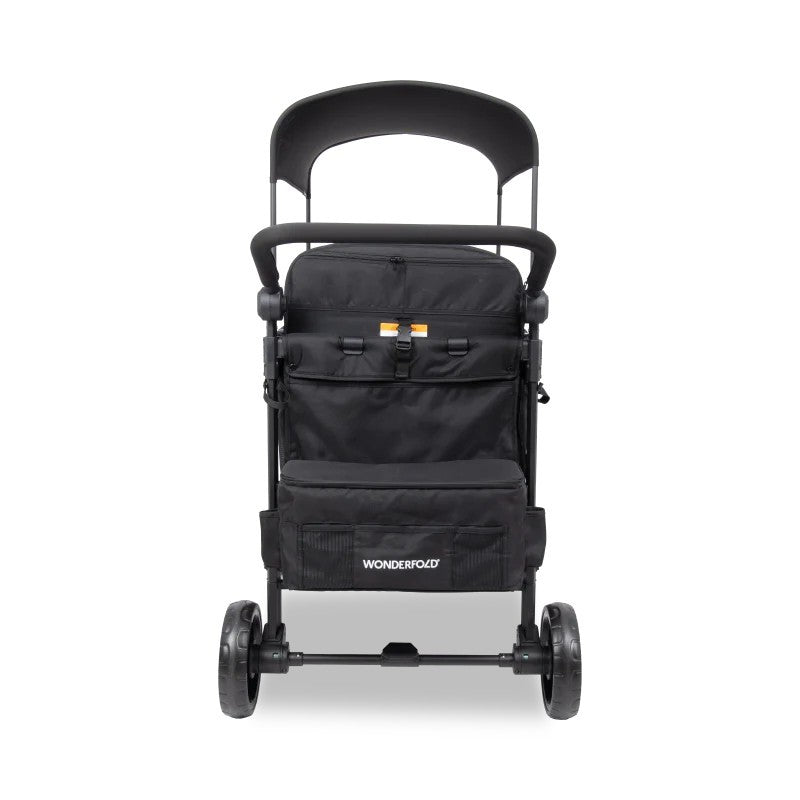 Wonderfold - W4 Elite Pro 4-Seater Stroller Wagon (Jet Black)