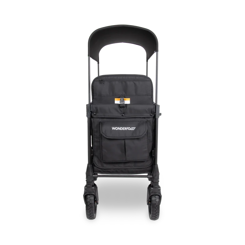 Wonderfold - W2 Luxe Pro Double Seater Stroller Wagon(Jet Black)