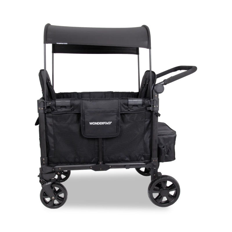 Wonderfold - W2 Elite Pro Double Seater Stroller Wagon (Jet Black)