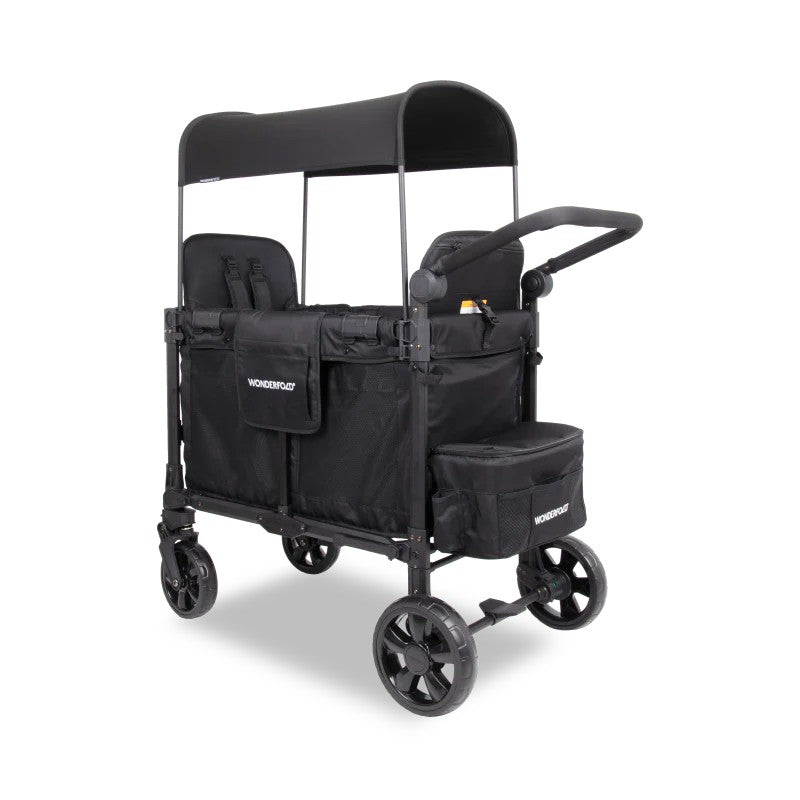 Wonderfold - W2 Elite Pro Double Seater Stroller Wagon (Jet Black)