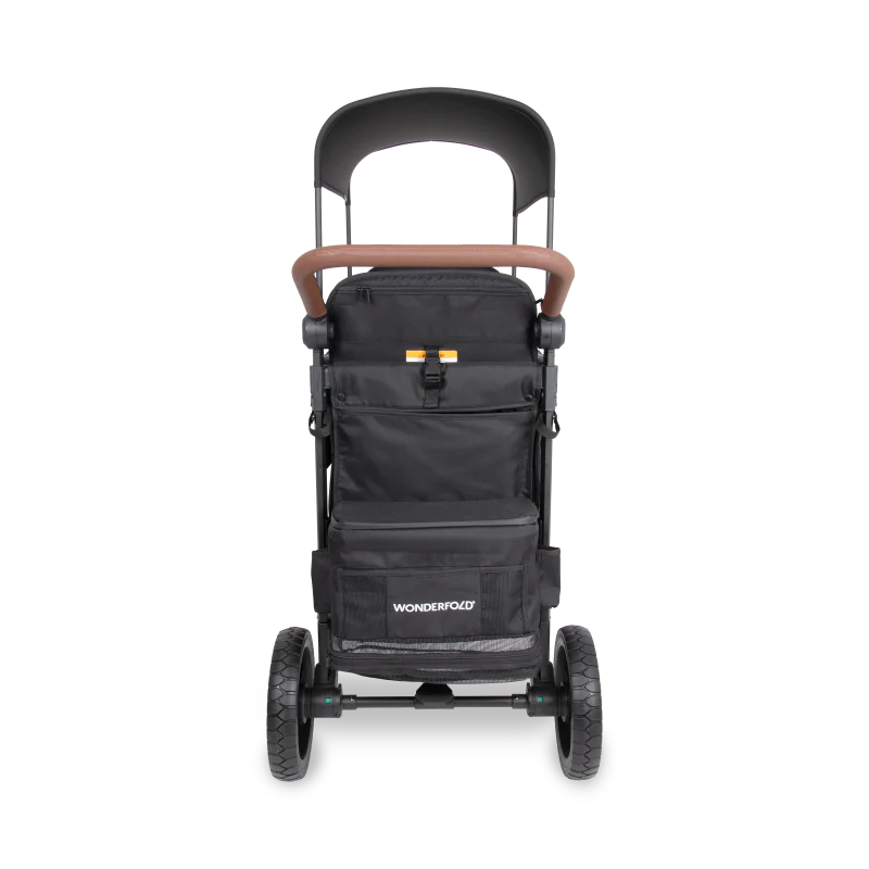 Wonderfold - W2 Luxe Pro Double Seater Stroller Wagon(Jet Black)