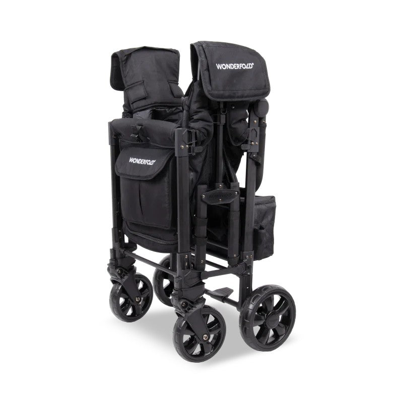 Wonderfold - W2 Elite Pro Double Seater Stroller Wagon (Jet Black)