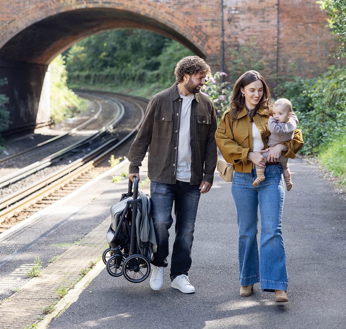 Joie - Parcel lx 輕便單手收摺嬰兒手推車 (初生至4歲) 灰藍色