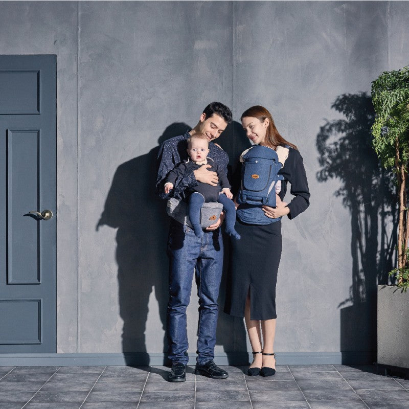 i-angel - New Miracle 4合1腰櫈揹帶 (淺藍色)