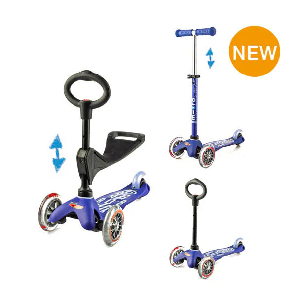 Micro - Mini Micro 三合一豪華滑板車 (1.5-5歲)【立即預訂!7個工作天後出貨】