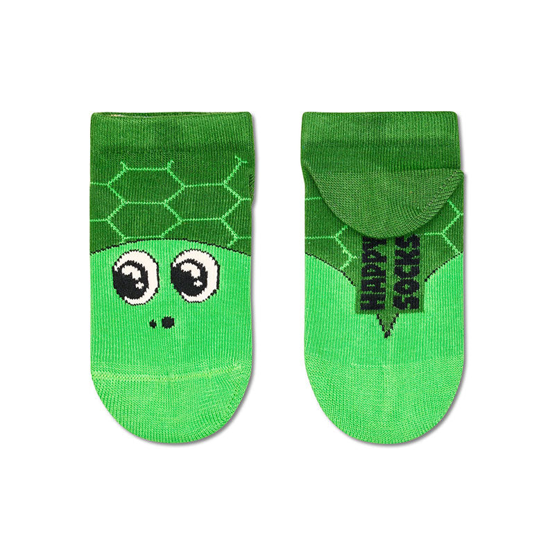 Happy Socks - 兒童襪 2件套 海龜