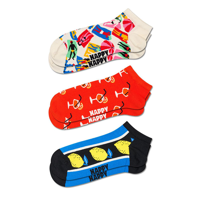 Happy Socks - 成人襪 3對裝 懶人(36-40)