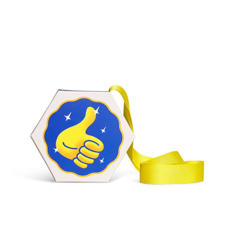 Happy Socks - 成人襪禮盒裝 獎牌1件套