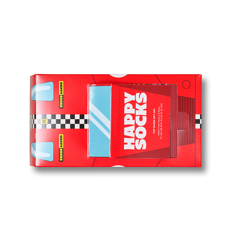 Happy Socks - 成人襪禮盒裝 頂級賽車 3件套