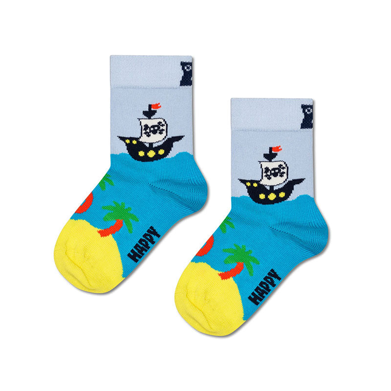 Happy Socks - 兒童襪禮盒裝 寶箱 3件套