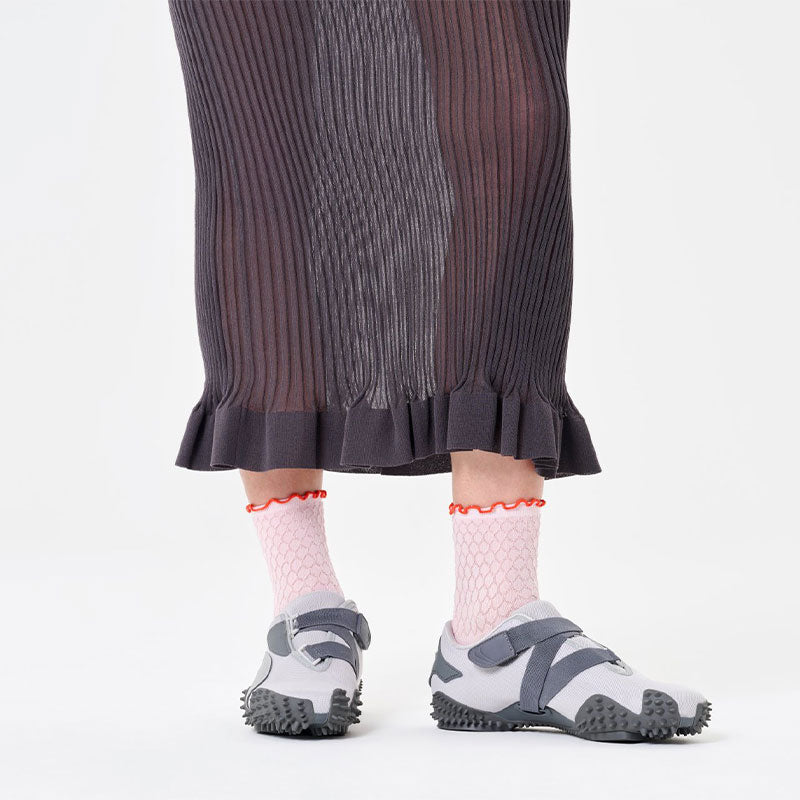 Happy Socks - 成人襪 Structure Slinky 1/4 中筒襪 粉色(36-40)