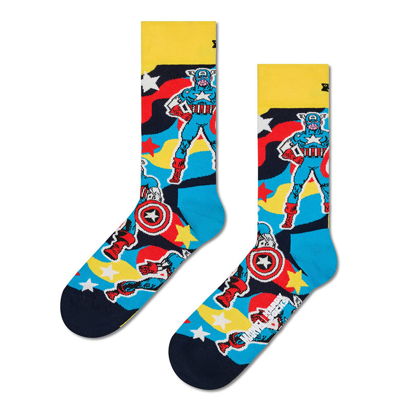 Happy Socks - 成人襪禮盒裝 MARVEL™復仇者聯盟 6件套