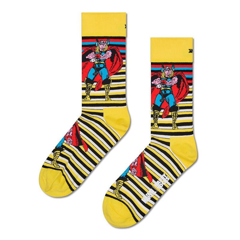 Happy Socks - 成人襪禮盒裝 MARVEL™復仇者聯盟 6件套