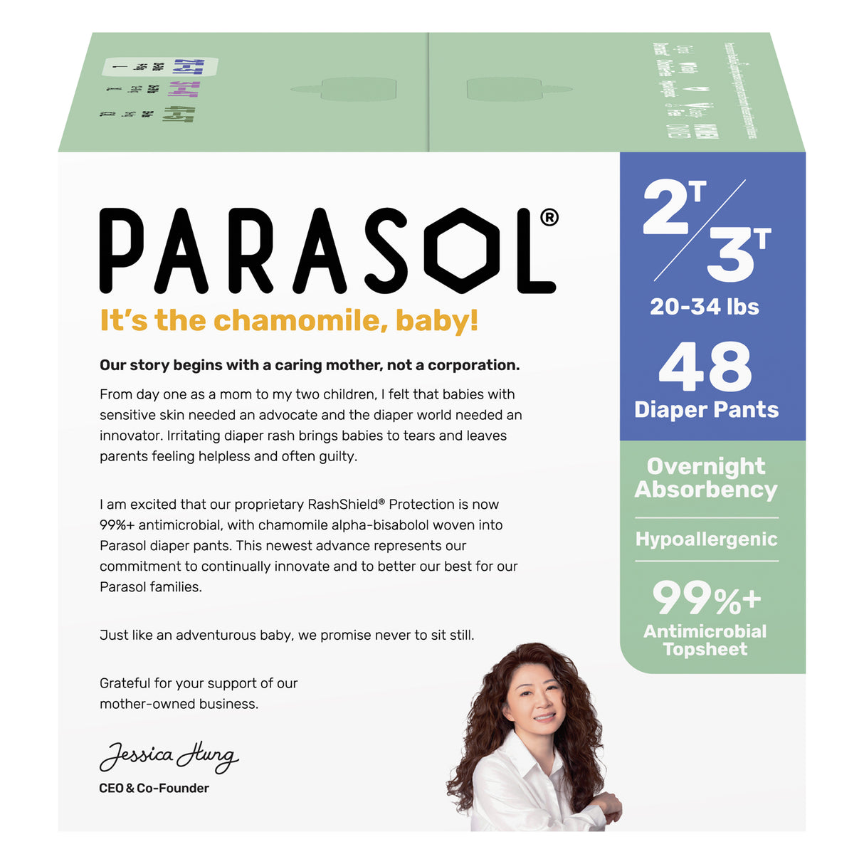 Parasol - Clear+Dry™ Natural Diaper Pants