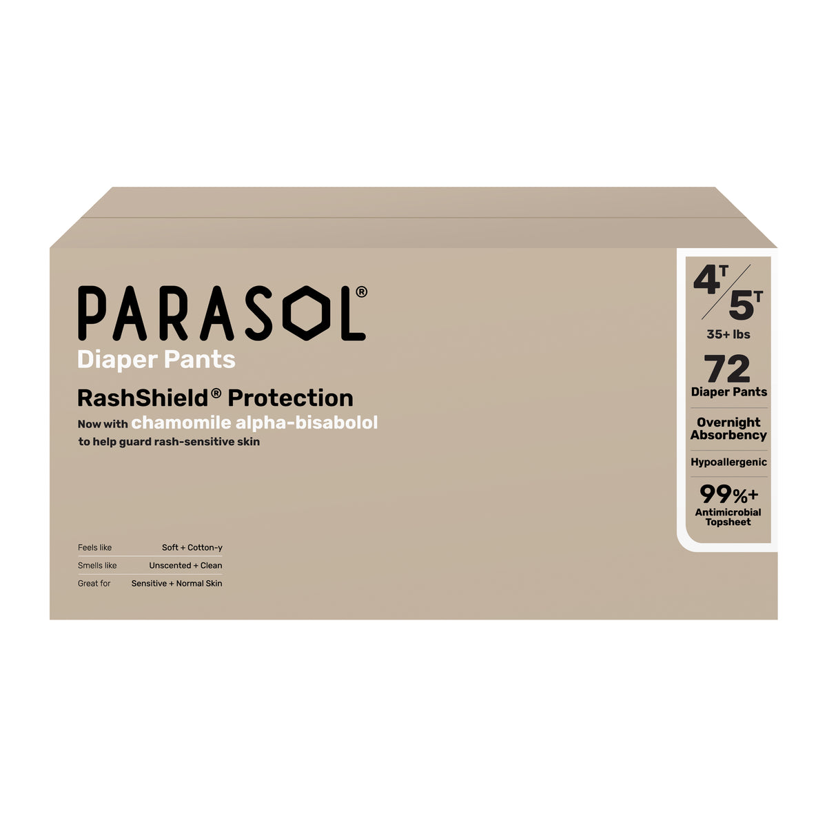 Parasol - Clear+Dry™ Natural Diaper Pants Size 6/XXL - 36x2pcs