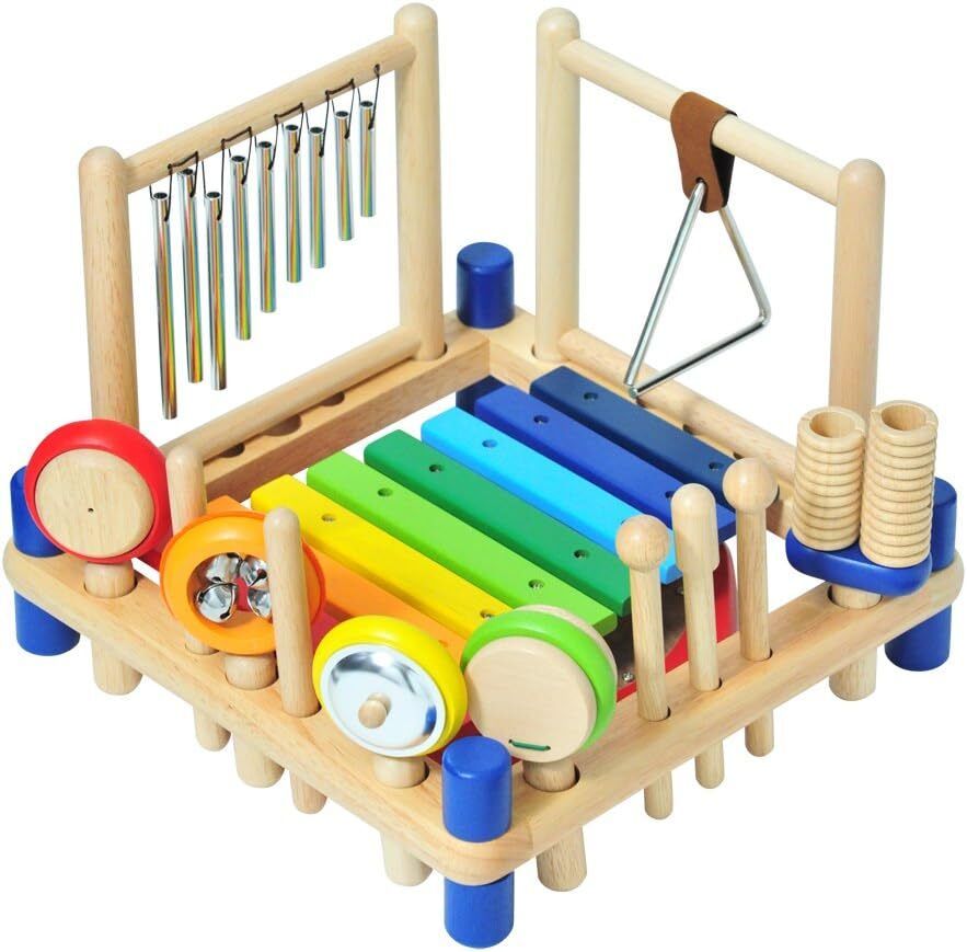 I'mTOY - 9-in-1 Wooden Musical Toy