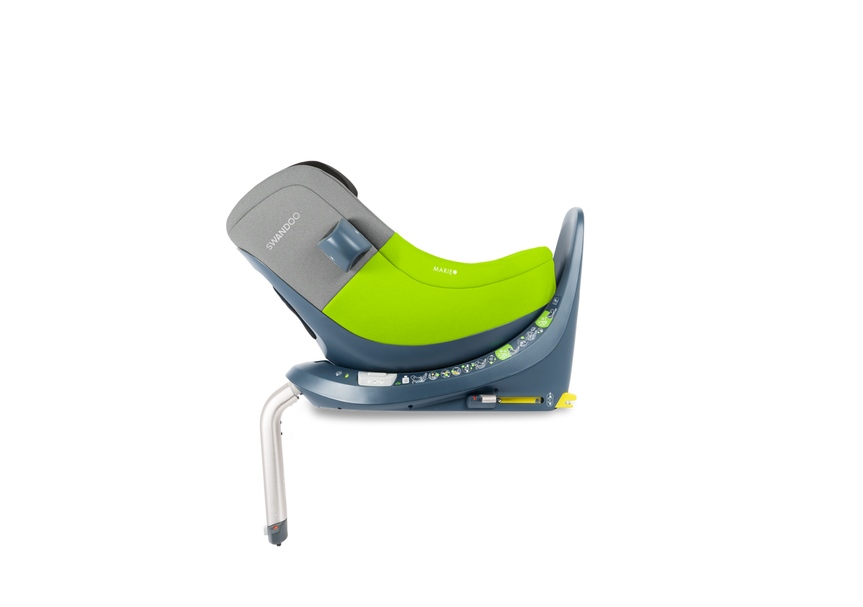 Swandoo - Marie3 i-Size 360°旋轉安全座椅 (檸檬綠/芝麻灰)
