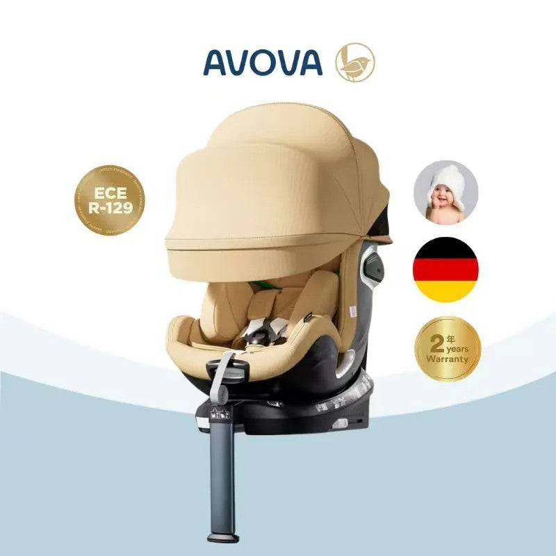 Avova - Swan S 兒童汽車安全座椅 (R129 & CCC 安全標準)(適合約0-7歲/身高40-125cm)【立即預訂!10個工作日後出貨】