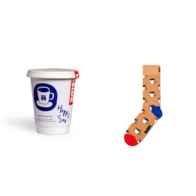 Happy Socks - 成人襪 咖啡杯 禮盒 (36-40)