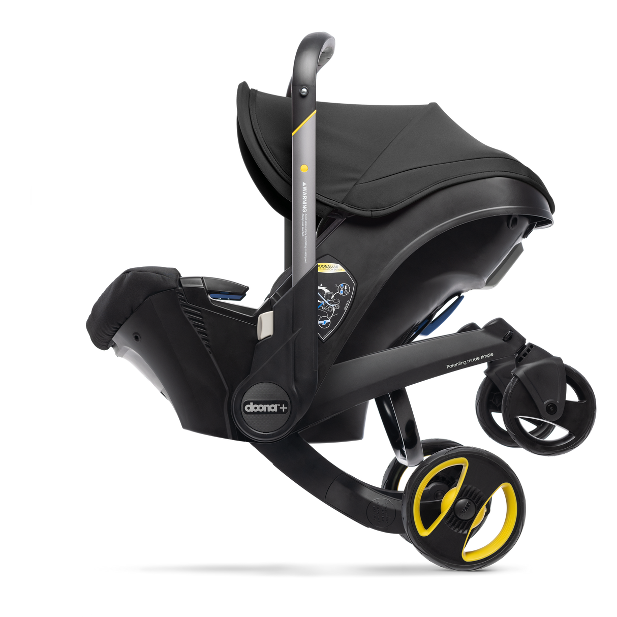 Doona+ - Infant Car Seat & Stroller (Nitro Black)