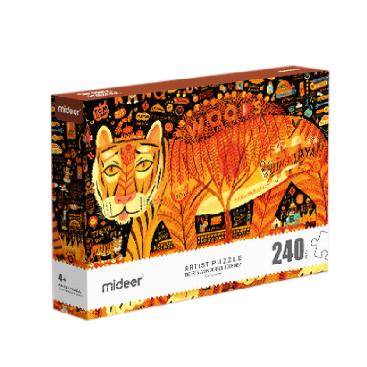 Mideer - Artist Puzzle  (Tiger's Wonderful Journey 240pcs)